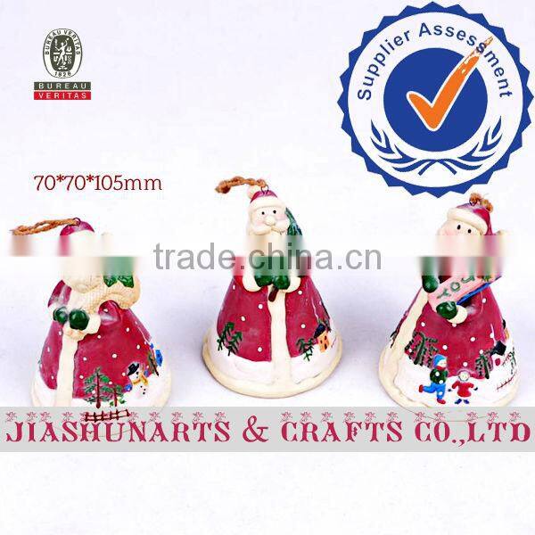 Christmas Santa Claus Ceramic Wind Chime