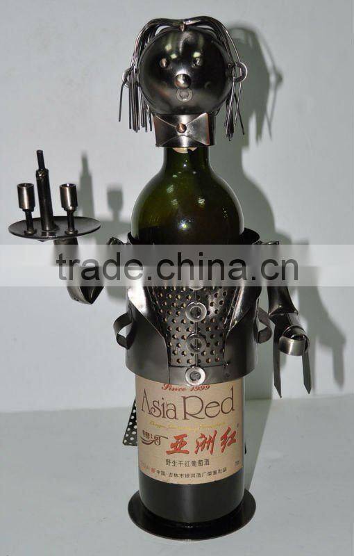 metal wine holder rack