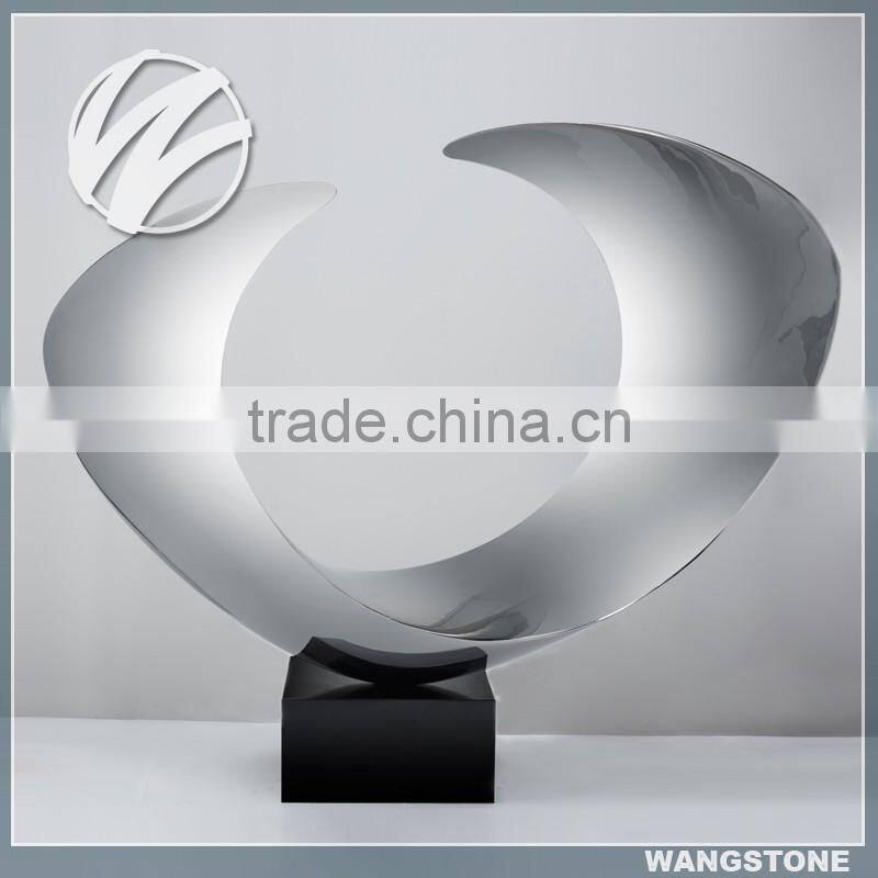 Stainless Steel Wall Art Bull Sculpture