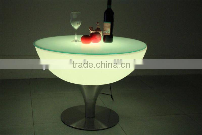Club table led chair table with waterproof home furniture cocktail table
