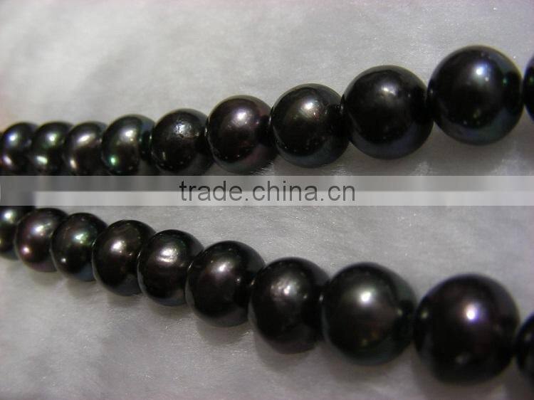 9-10 mm brown freshwater pearl strand