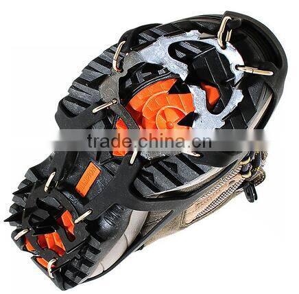 non-slip ice spikes shoes steel snow grabbers snow shoe crampon from autoline