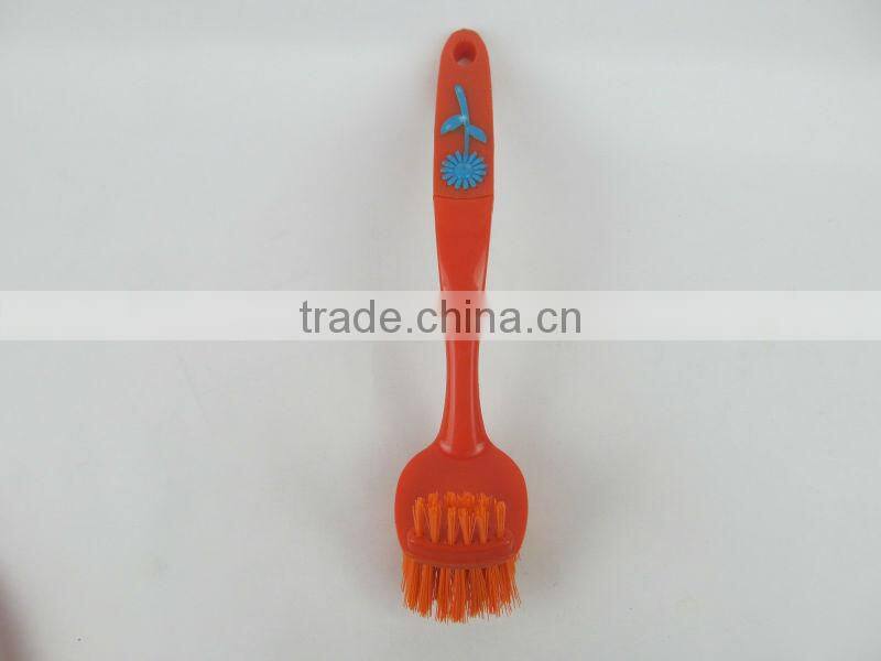 Double color pan brush