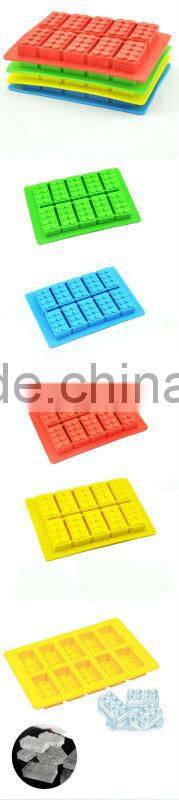 blue FDA toy bricks Ice Cube Tray yellow ice cube tray