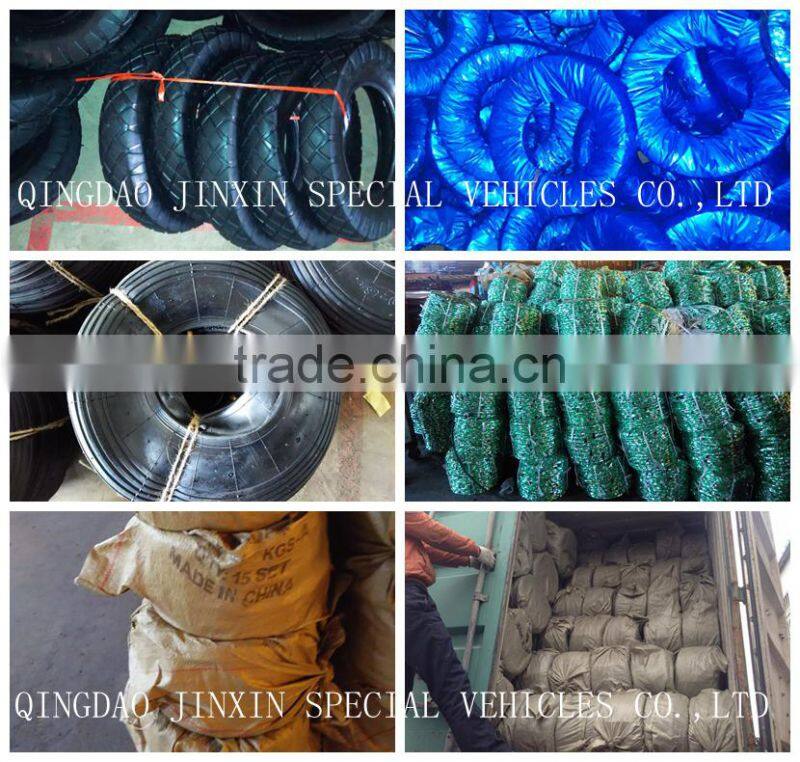 6inch High rubber content cart wheel tyre 6x2