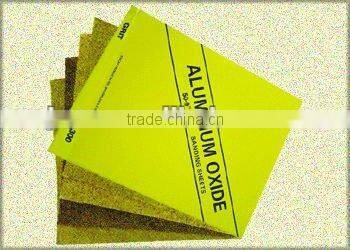 grinding aluminium oxide sand paper