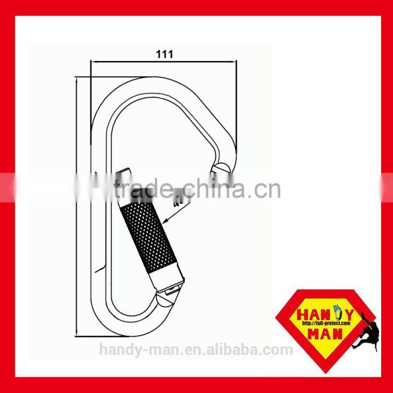 A19195KTL Aluminum Large Gate Opening Twist Lock Carabiner