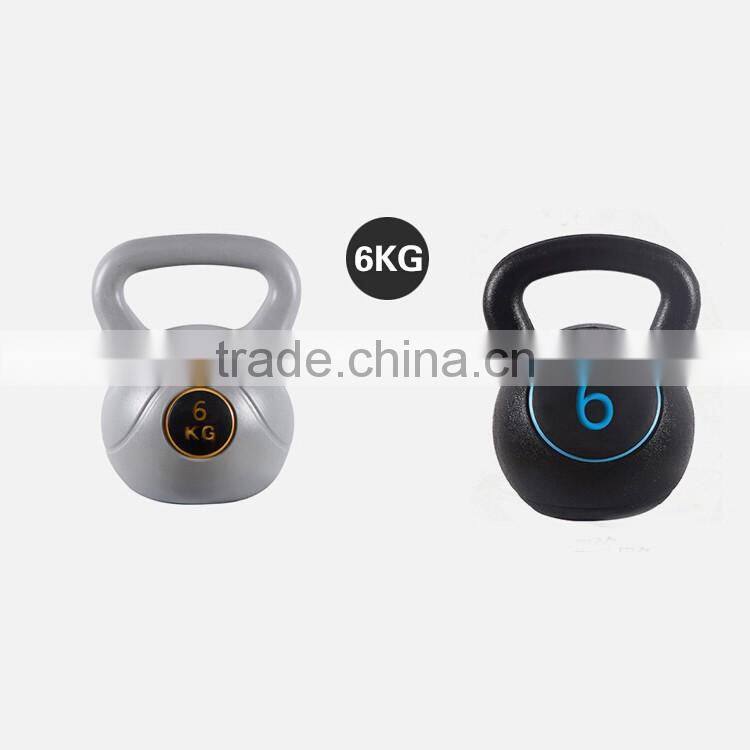 2016 popular new design HDPE kettle bell dumbbell