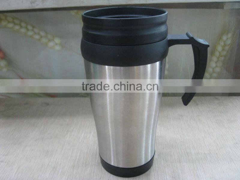 Custom Professional Stainless Steel Coffee Travel Mug with handle