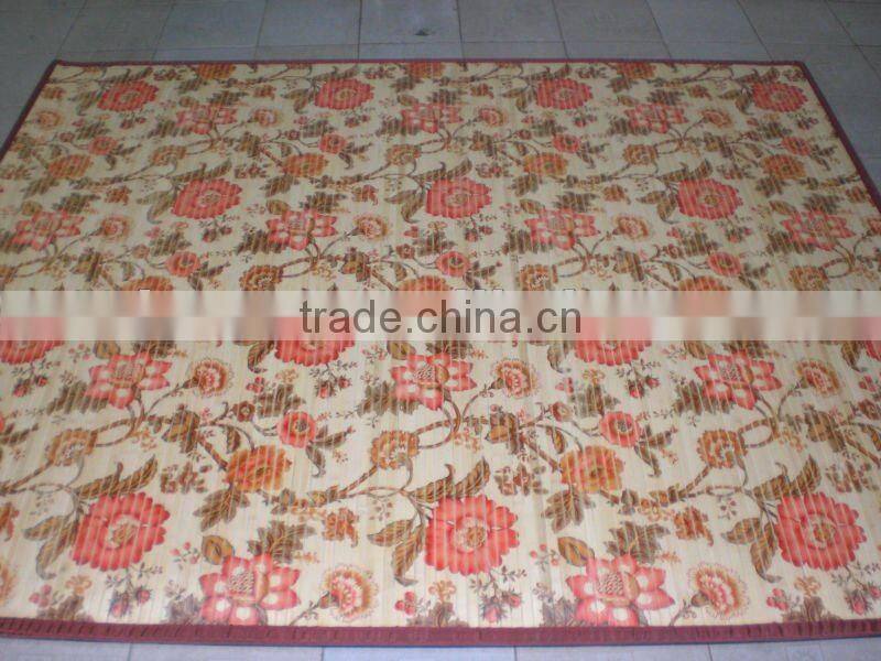 Environmental protection fashion pure bamboo weaving carpets