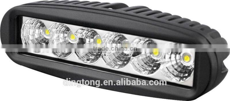 Toptree 18w LED Auxiliary Light Bars 12v 24v ip68 led truck work light