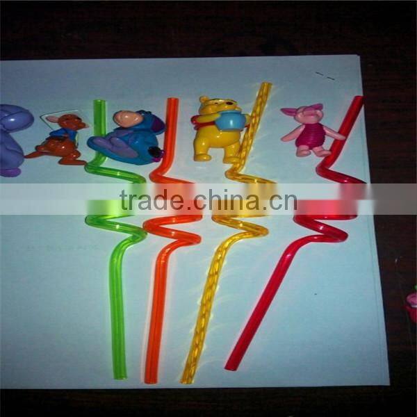 Fancy and fashion wedding plastic wild animal straws