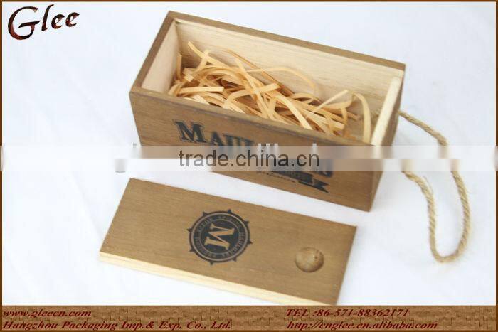 Unique Designed beautiful high quailty cheap price Wood Watch Box with Sliding Lid