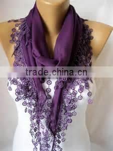 Keering supply fashion natural cotton fringe trim wholesale WLC-325