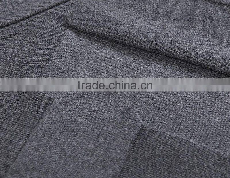 latest design men balnk knit sweater , wool pullover cardigan ,sweater man