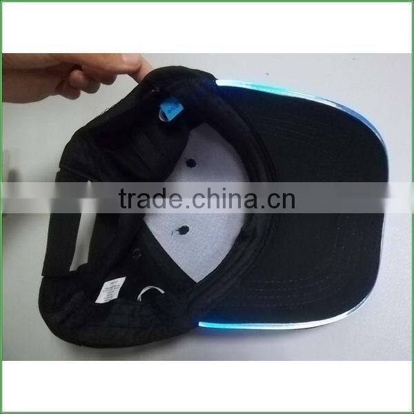 camouflage led cap solar led light cap with embroidery