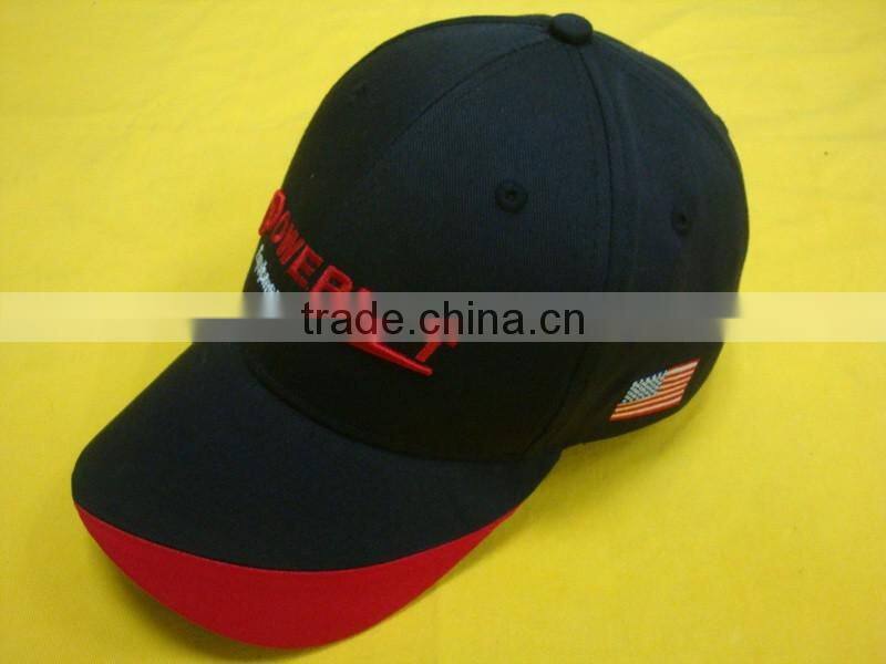 wholesale cotton sport hat and custom sport cap with embroidery