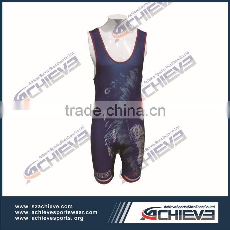 custom professional wrestling singlets for men