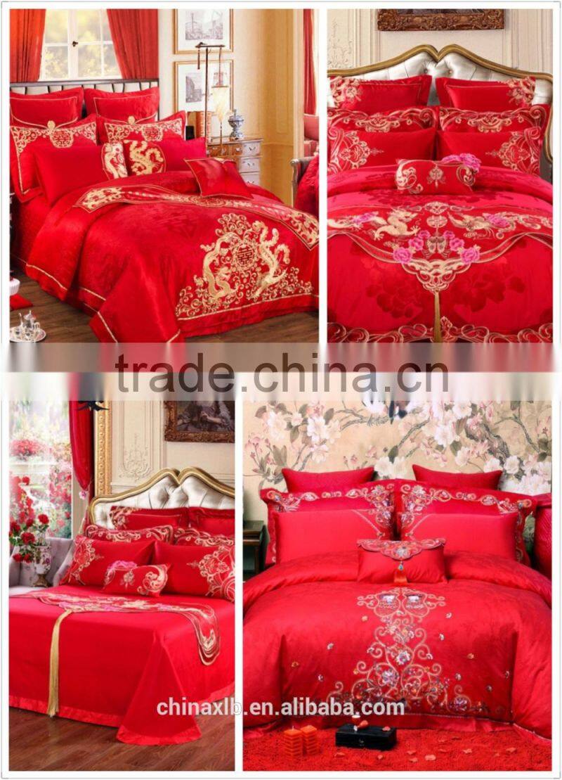 jacquard satin cotton bedding set bedding sets for wedding