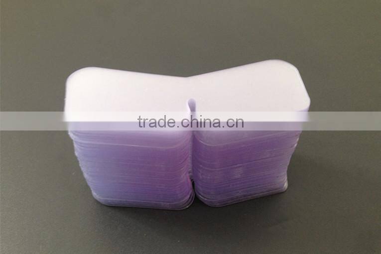 Custom Transparent PVC/PET Collar Butterfly ,Neck Collar Support For Shirt