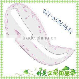 Fashion design ruler,french curve ruler,transparent ruler China Kearing brand #6402