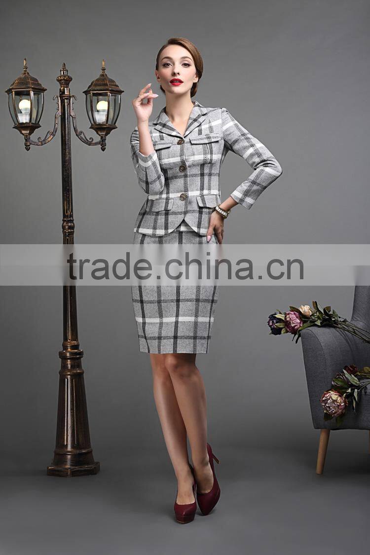 fashion ladies skirt suits custom women suit WMS27