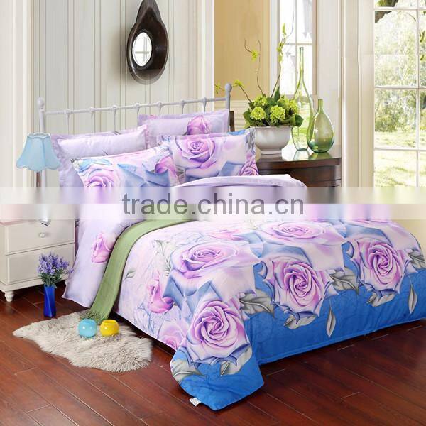 China 3d printed bedding set for home use