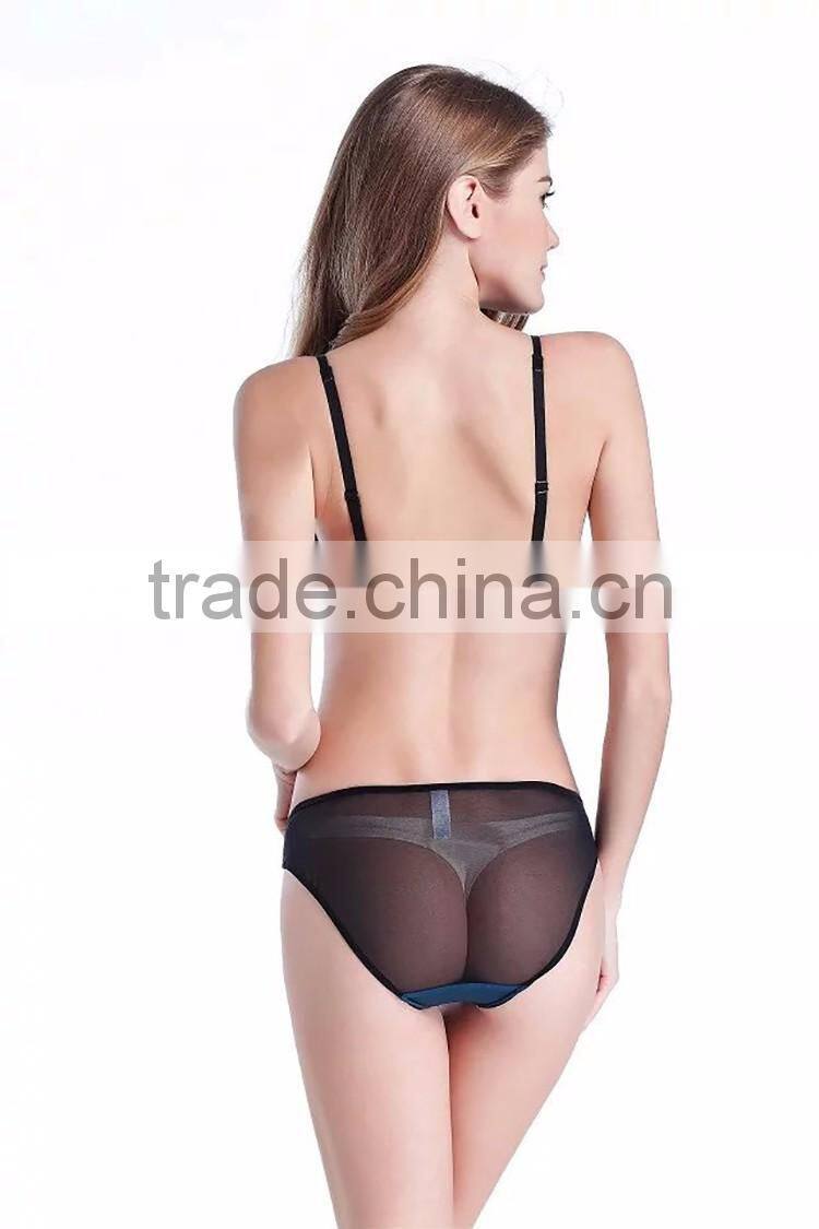 Sexy jockey top fancy bra and panties