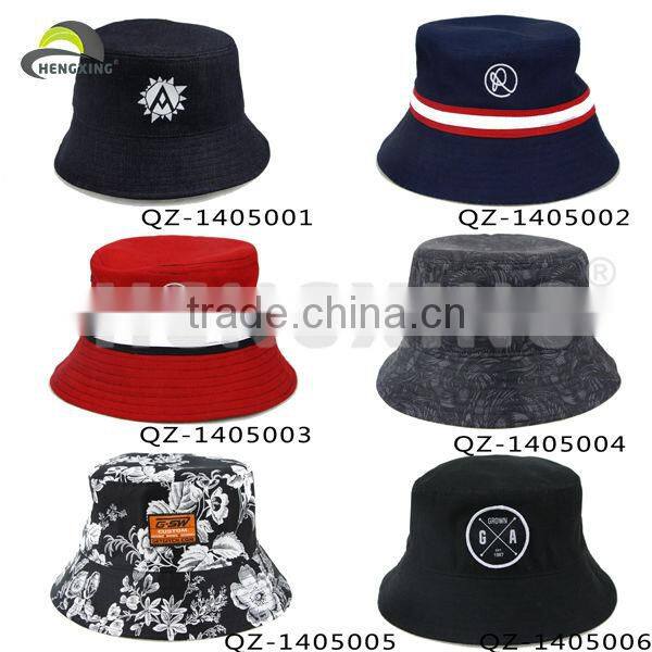 Custom camo in stock polo cotton bucket hat