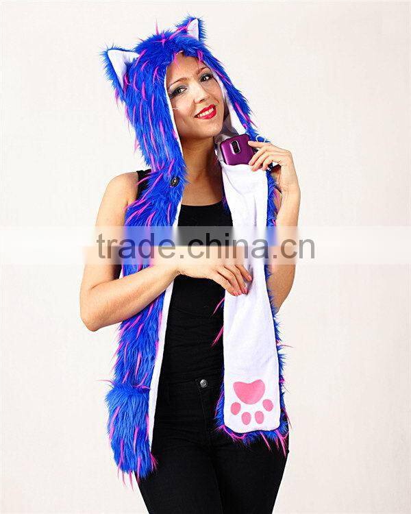 High quality hot sell popular Alabama kids animal hood hats