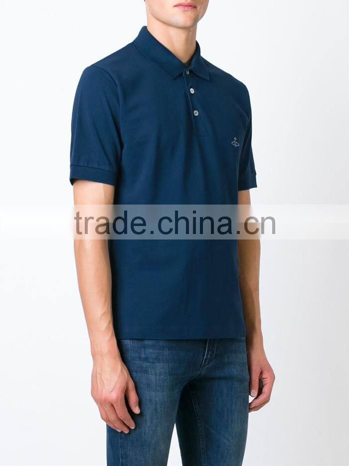 Mens customize embriodery design velvet collar polo shirts on sale