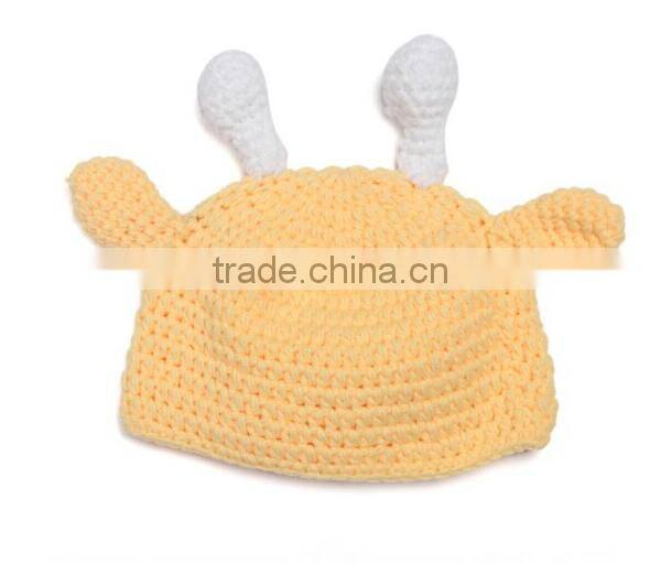 Hand Made Cartoon Animal Winter knitted Baby Crochet Hat