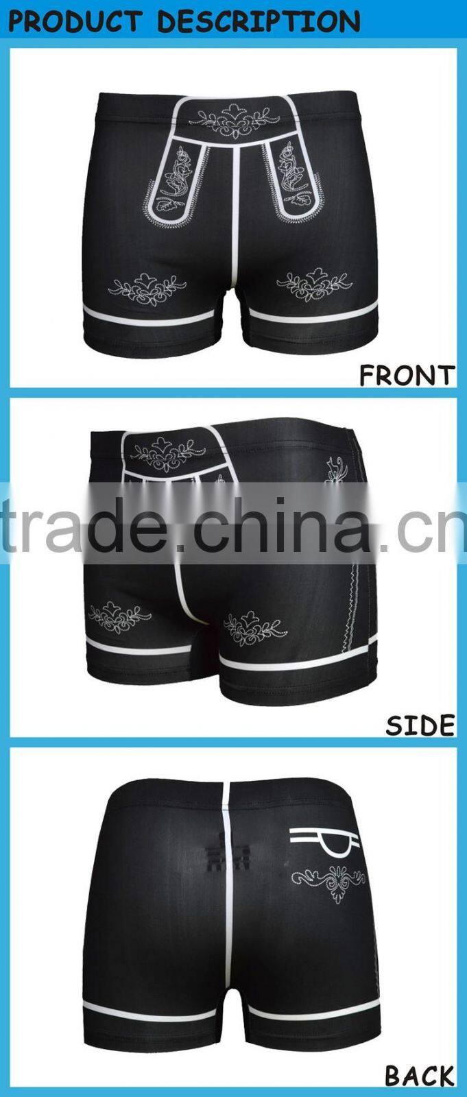 Free Sample Men Underwear Heated Print Boxers