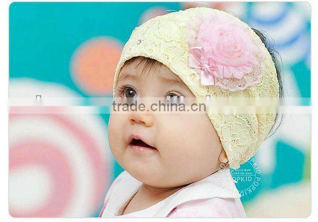 Fabric Lace Baby Head Band