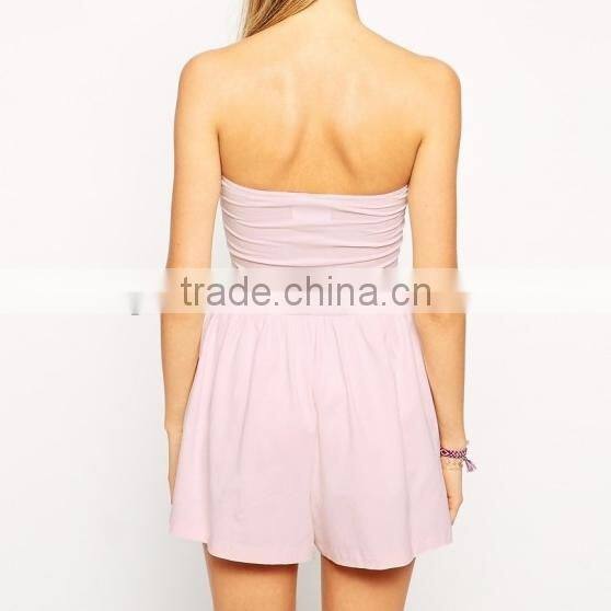 Bandeau Sexy Playsuit For Women Casual Wear Wholesale 2015 Summer Hot Products
