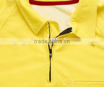 long sleeve fire retardant polo with FR segmented tape