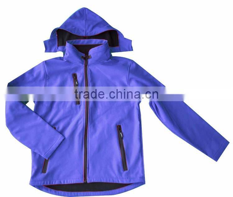 Wholesale custom outdoor tactical mens softshell jacket with hood