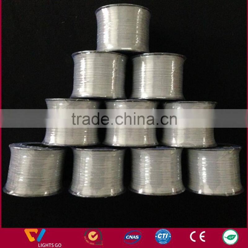 EN471 double side high visible silver reflex yarn