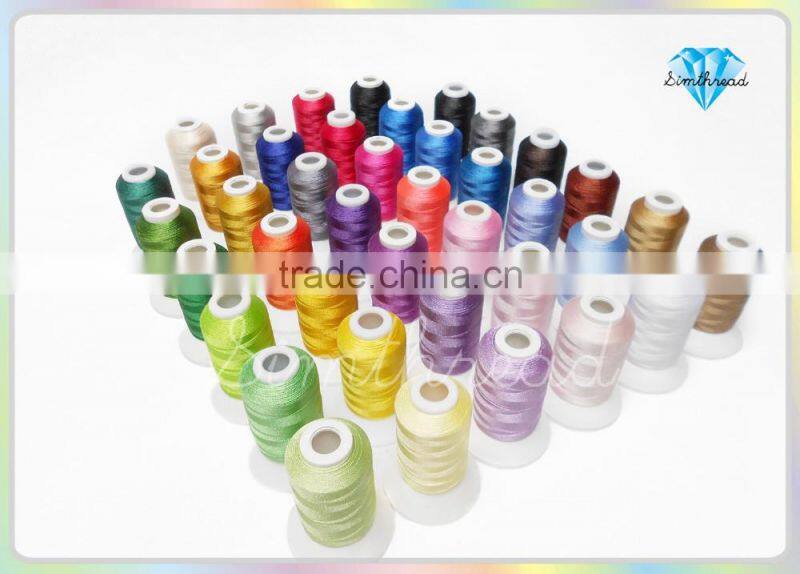 550Yrds/Spool 40 Brother Colors Polyester Embroidery Thread