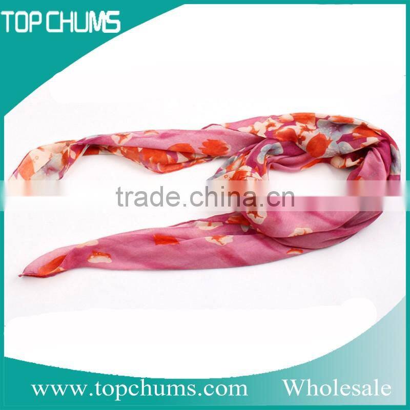 2016 wholesale Floral printed elegant women scarf