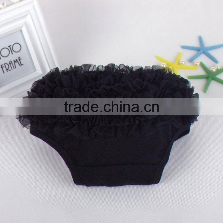 Multicolor cute cotton baby ruffle diaper cover bloomers wholesale baby shorts baby bloomers