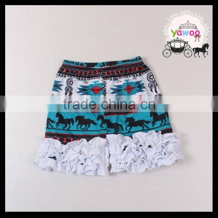 Latest fashion design little girls denim jeans shorts with belt popular broken hole style wholesale store buttons stylish shorts