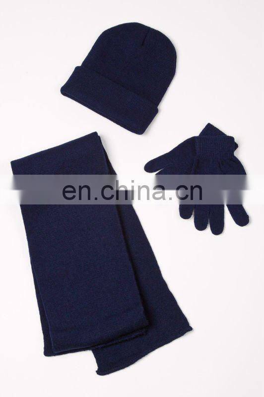 fashional pretty super soft cozy warm popular plain easy knit set