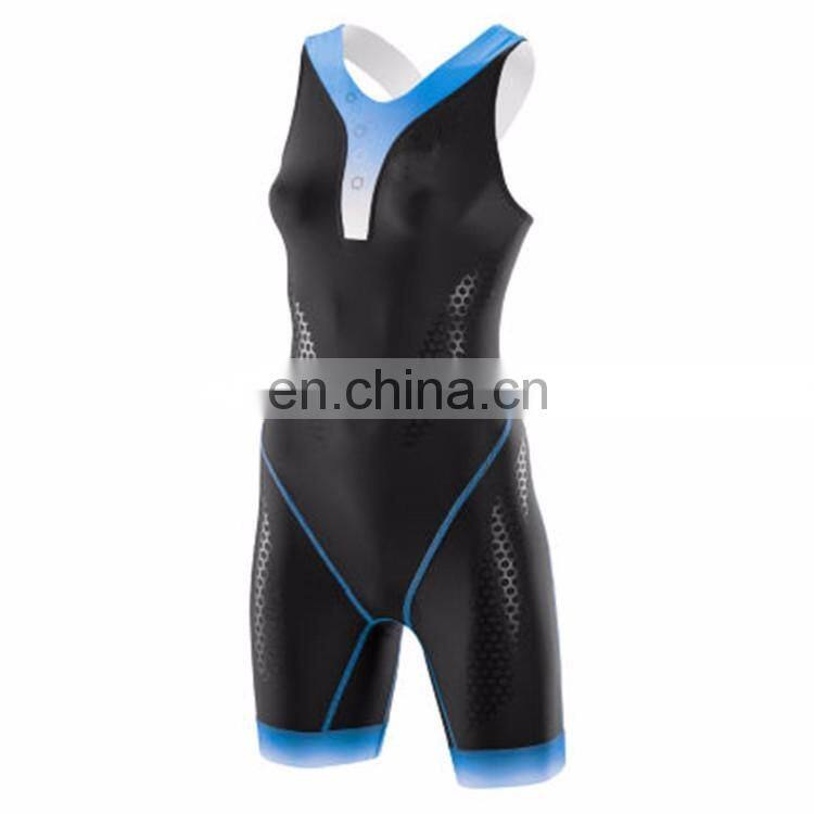 Customized vivid patterns and bright color triathlon wear for women