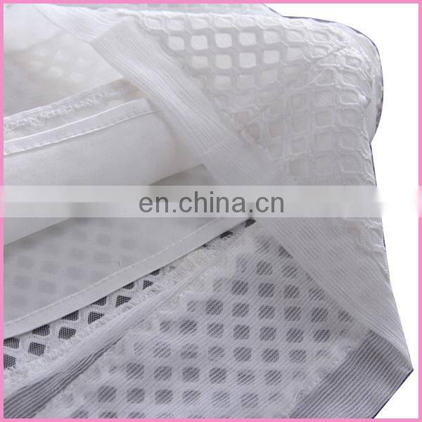 white mesh stitch transparent gauze ascqt collar gold zipper backside dress