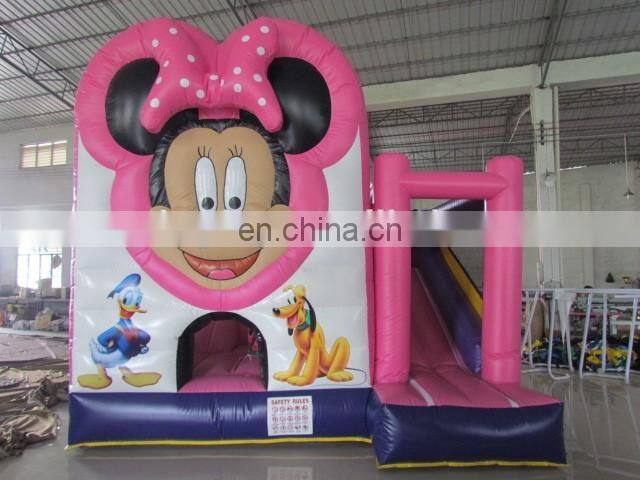 Factory direct inflatable jumping slide, inflatable bouncy castle with water slide