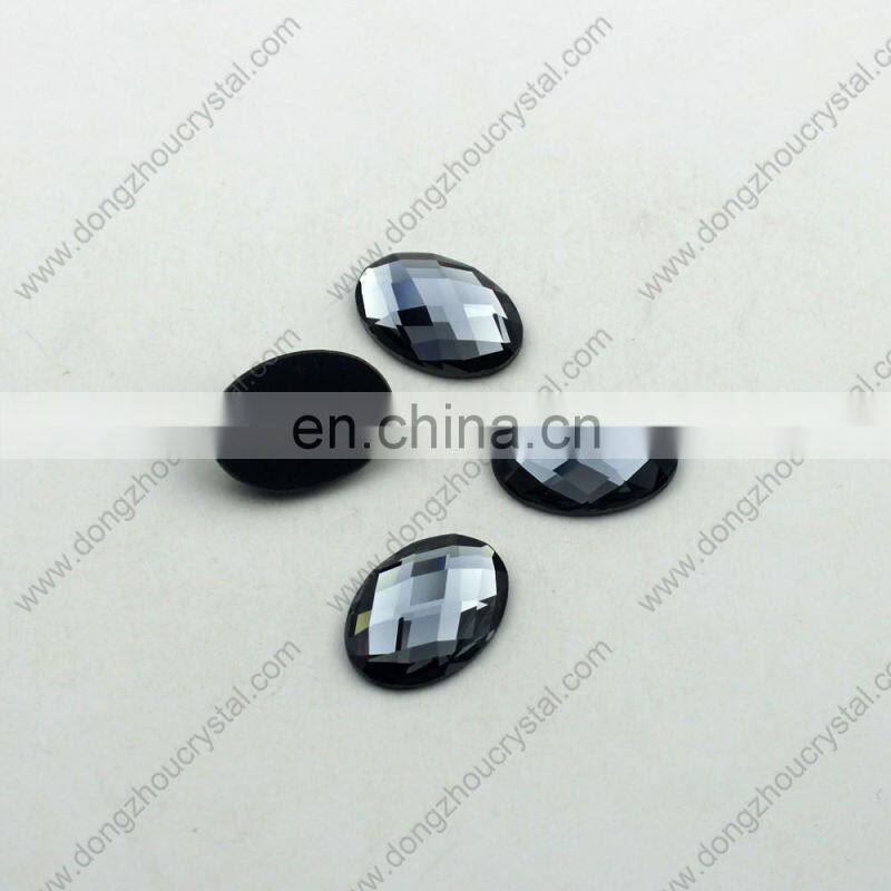 Wholesale Flatback Glass Stones With Siler Foiled