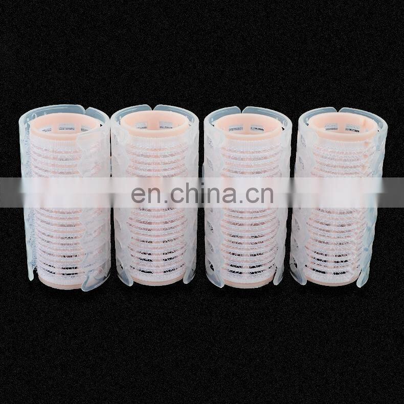 PET packing 4Pcs Hair Design Sticky Cling Style DIY Hair Salon Roller