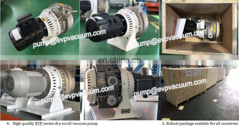 EVP-300 4 l/s 0.75kw 110v oilless clean dry scroll vacuum pump use the same seal as Anest Iwata sold to Spain
