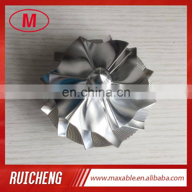 GT3788 65.50/88.40mm 6+6 blades 759335-0002 upgrade performance Billet/aluminum 2618/milling compressor wheel for Chevy 6.6L